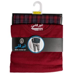بجامة البرقاني كم طويل احمر