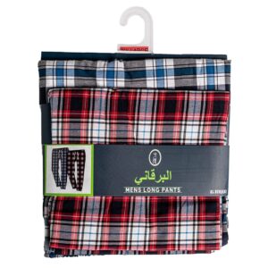 بنطال البرقاني احمر ازرق